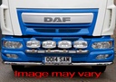 (RVS) (DLS10/A) LoBar voor Daf LF Euro 6 met 5 oranje en 2 oranje leds
