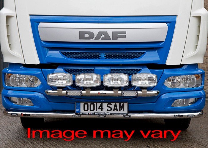 (RVS) (DLS10/W) LoBar voor Daf LF Euro 6 met 5 witte en 2 oranje leds