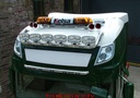 Aluminium BeaconBar voor Daf 105 & XF Euro 6 SSC incl. 2 klem