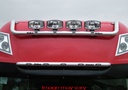 Aluminium VisorBar voor DAF XF105/XF106 Super Space Cab | 5 Oranje LEDs