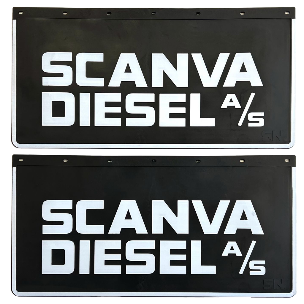 Mudflap Set "Scanva Diesel" | 70x35cm