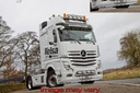 Aluminium LoBar met oranje LED Mercedes Actros af 11-'11