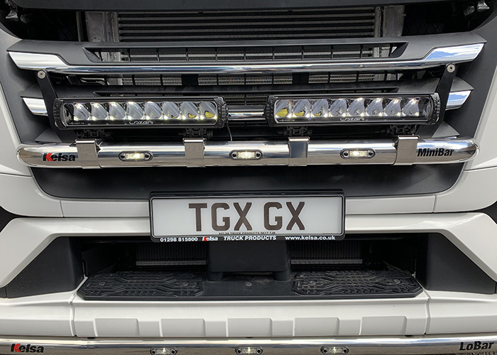 RVS MiniBar voor MAN TG3 GX & GM Cabine met Kunststof Bumper