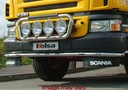Aluminium LoBar voor Scania R1 met Bouwbumper | 5 Witte LEDs