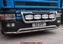 Stainless Steel LoBar for Scania 4 Series | 5 Amber LEDs