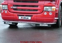 LoBar St. Steel - Scania R1 Low Bumper - 5 White & 2 Amber LEDs
