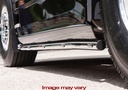 RVS SideBars voor Scania R2 met lage SideSkirts (Uitlaat onder Auto) | 5 Oranje LEDs