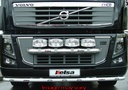 Aluminium LoBar voor Volvo FM/FH2&3 | 5 Witte & 2 Oranje LEDs
