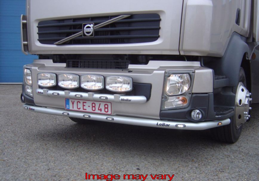 Aluminium LoBar voor Volvo FL 2007+ | 5 Witte & 2 Oranje LEDs