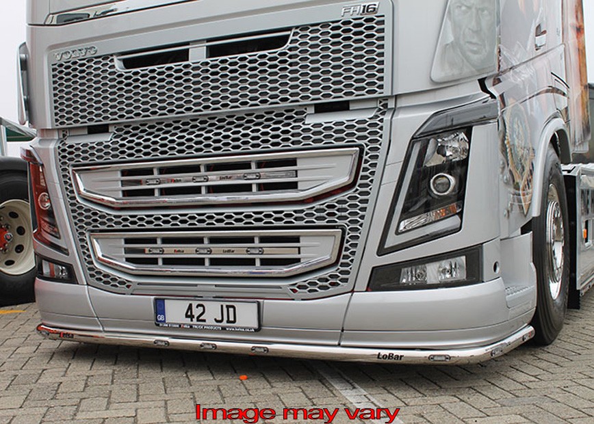 Stainless Steel LedBar for Volvo FM/FH4/4B | 3 White LEDs