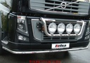 Stainless Steel LoBar for Volvo FM/FH2&3 | 5 White & 2 Amber LEDs