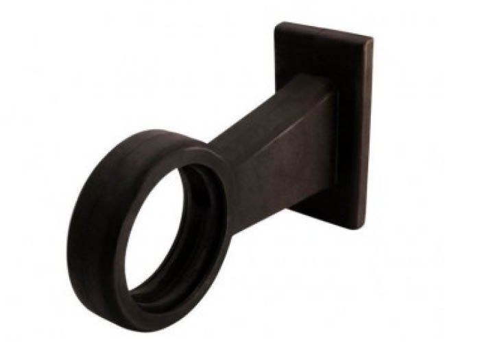 Montagevoet recht 165mm