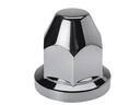 (32mm) (46mm hoog) kunststof chroom wielmoerdoppen ruspa (20 stuks)