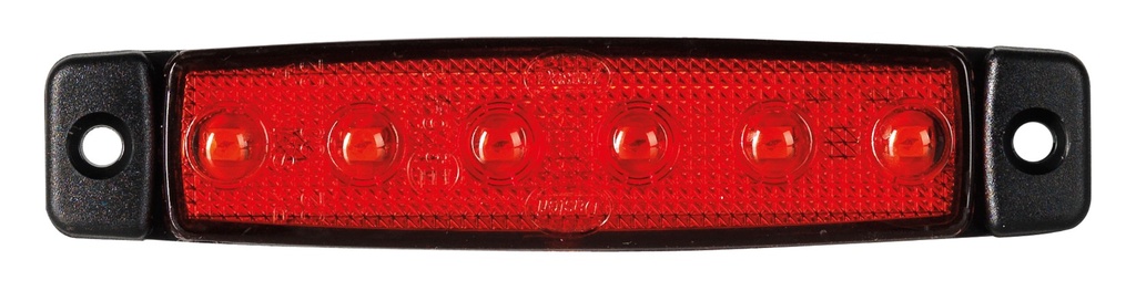 Dasteri marker light 6-LED 24V - Red 