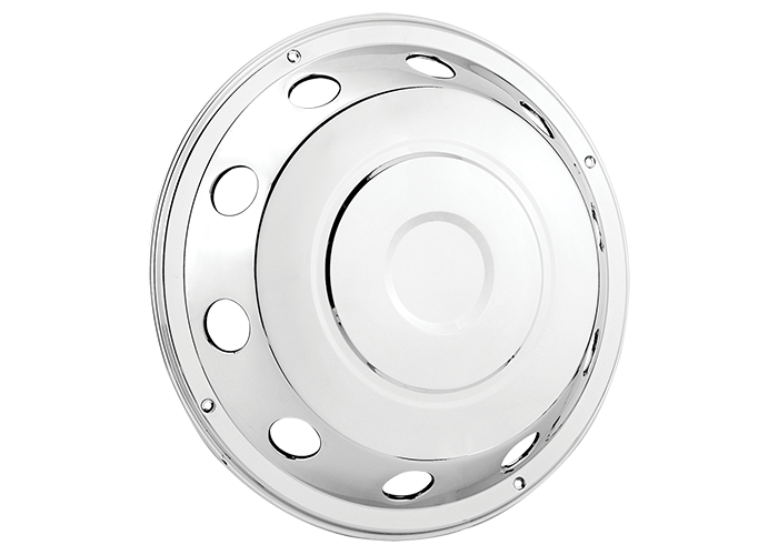 RVS lockring wieldop voorwiel gesloten 19,5inch zweedse stijl