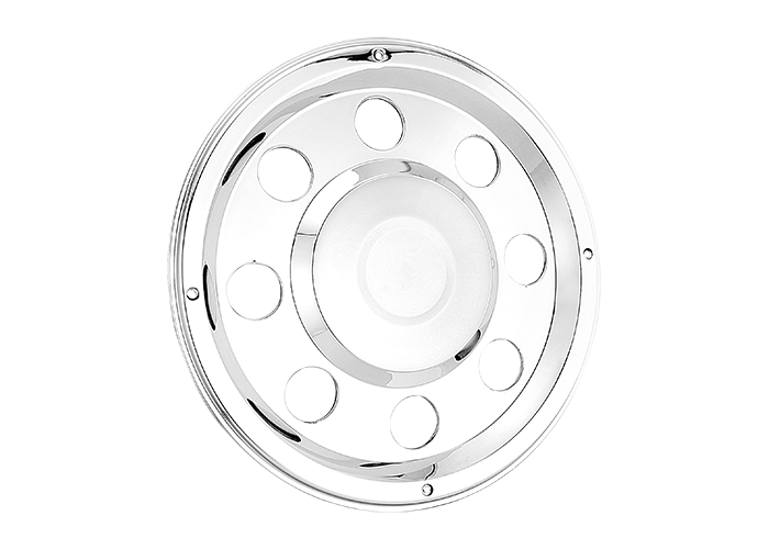 RVS lockring wieldop achterwiel gesloten 19,5inch zweedse stijl