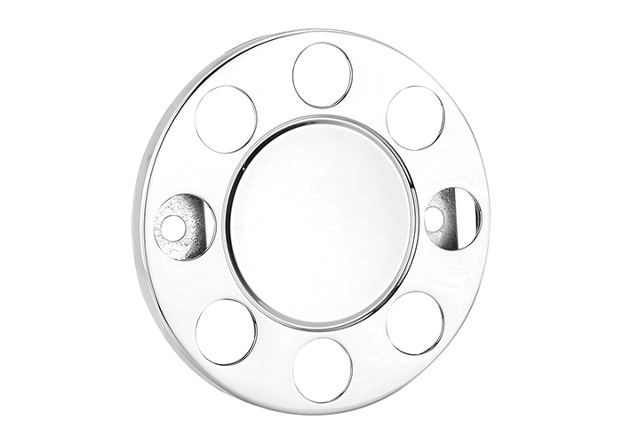 RVS opstapring GESLOTEN 17,5 en 19,5 inch 8 gaats (stalen velg)