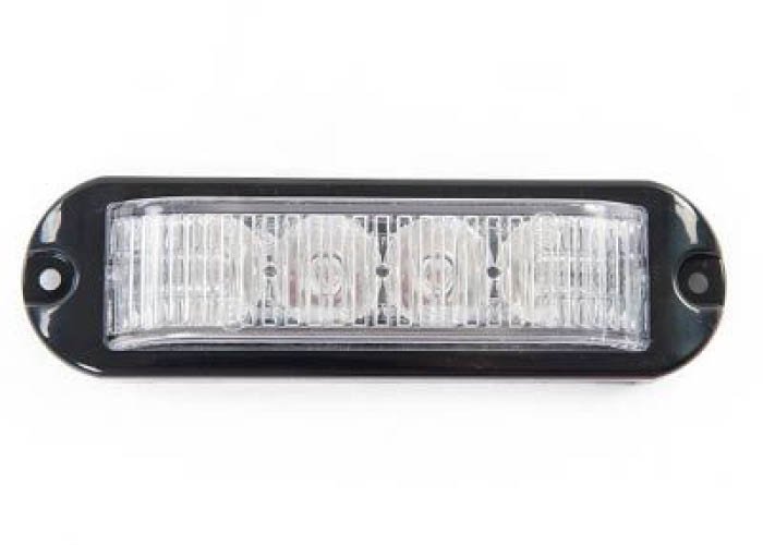 180° LED-FLITSER 4-LED wit