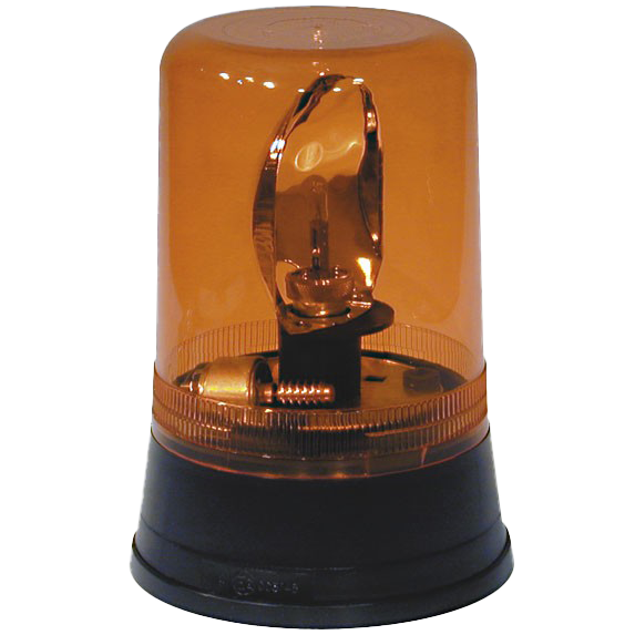 AEB "595" 24V rotating beacon - Amber lens