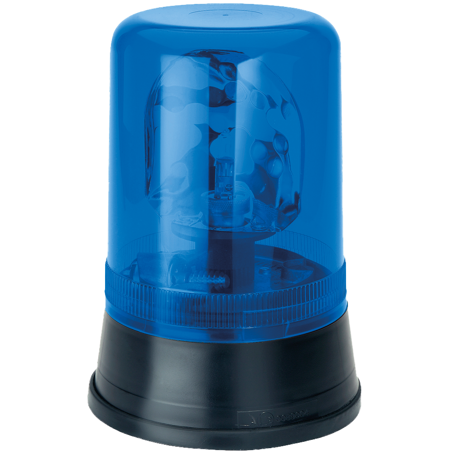 AEB "595" 24V rotating beacon - Blue lens