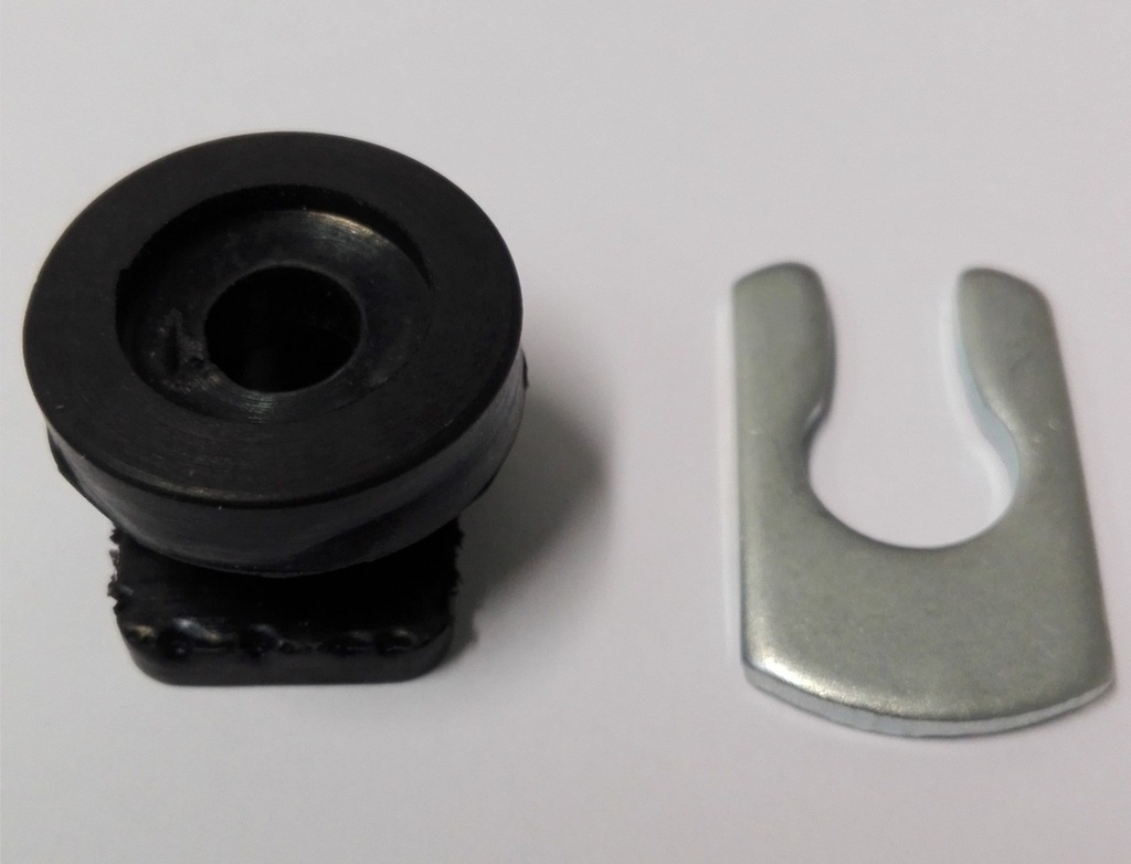 Lock-Ring Rubber Mounting Block 19.5"