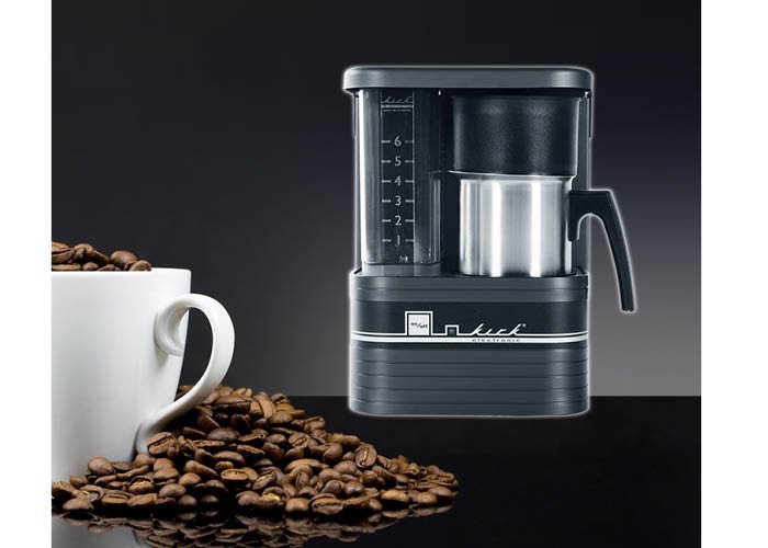 KOFFIEZETTER KIRK 6 KOPS ALUMINIUM BEHUIZING