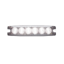 Extra dunne opbouw flitslamp 6 led wit 130,5x30x6,6mm