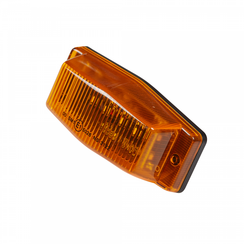 Dubbelbrander LED 24V - Amber Lens