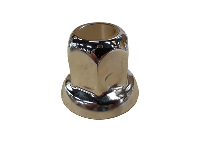 RVS 33mm ALU velg, 44mm hoog wielmoerdop (10stuks)