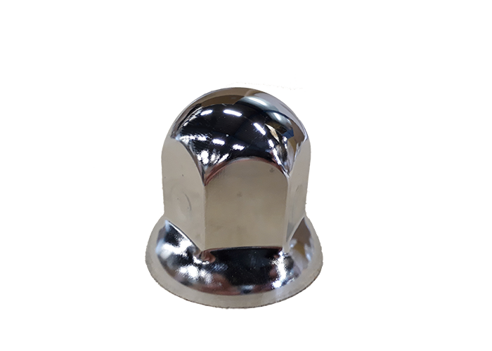 RVS 33mm staal velg, 44mm hoog wielmoerdop (10stuks)
