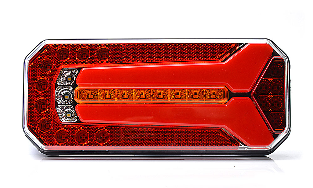 5-kamer LED dynamisch achterlicht 12-24V links/rechts