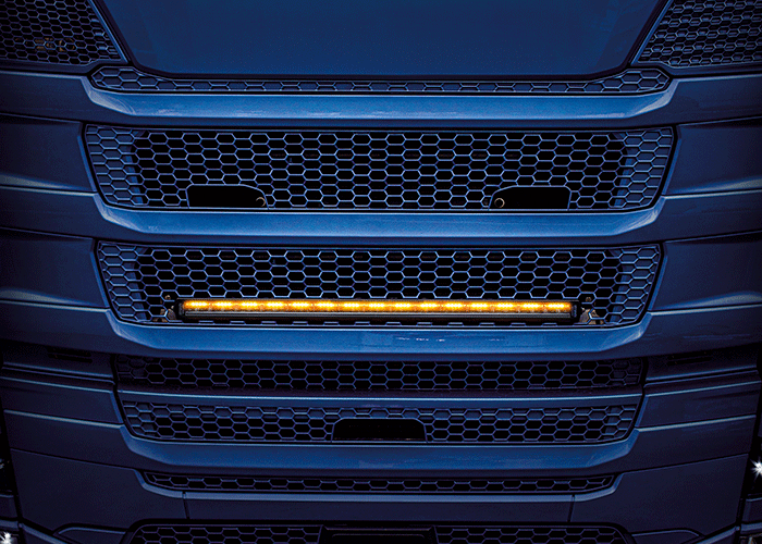 Frontgrille kit Scania NextGen Siberia Night Guard single row 32"