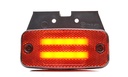 LED markeerlamp 'Two lines' Rood - 12-24V