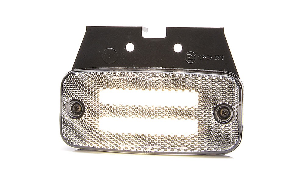 LED markeerlamp 'Two lines' Wit - 12-24V