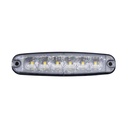 Cruise Light flitser 6 LED - helder glas - oranje LED