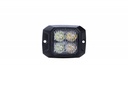 Flitser 4 Led, Duo Color Wit + Amber