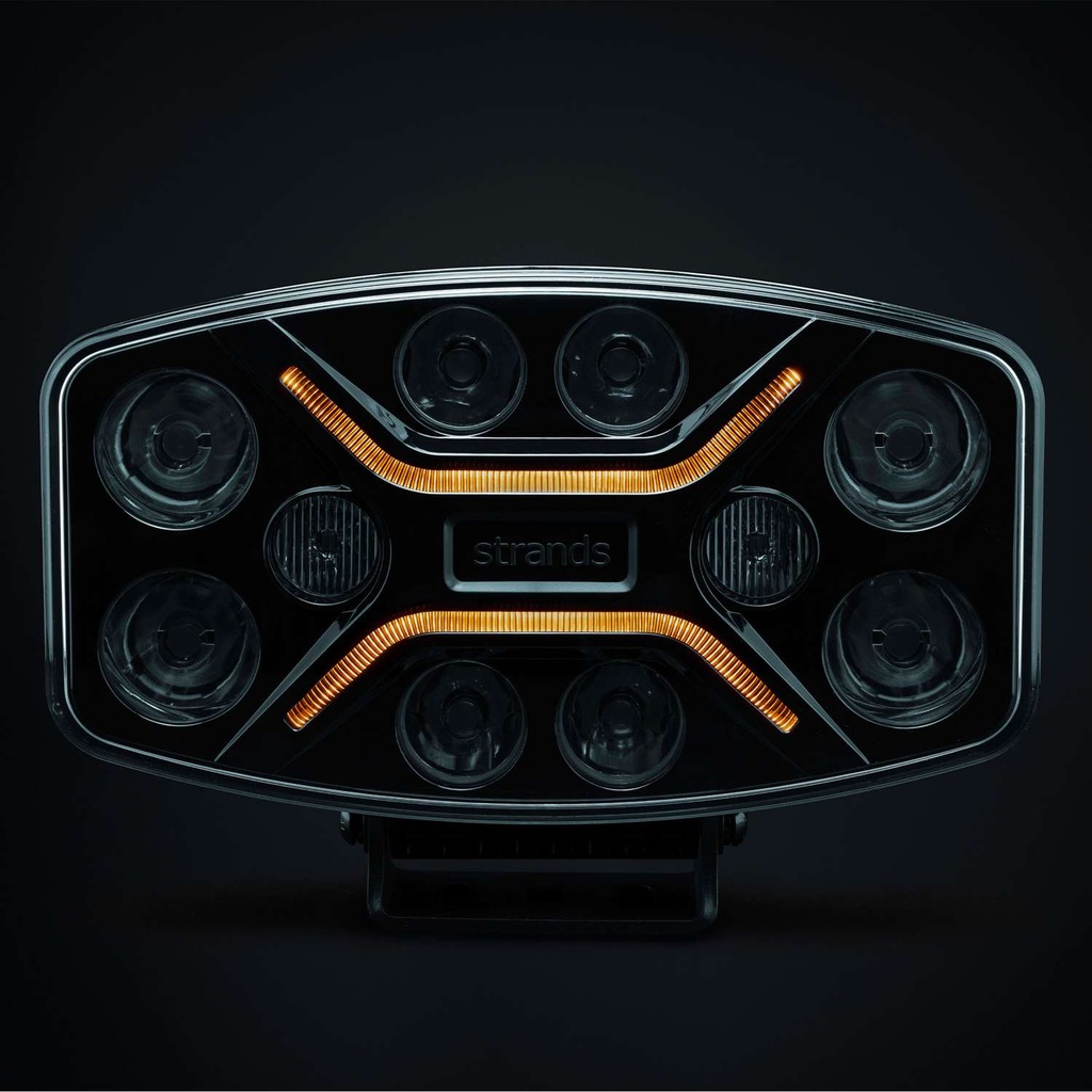 Dark Knight Insane Oval Driving Light + Strobe