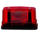 Halogen License Plate Light | Red 12/24V