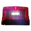 Kentekenplaat\Positielicht  2 LED 12-24V - Rood