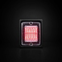 iZELED Blok Mistachterlamp Helder Glas