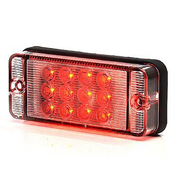 Mini Mistlicht LED 12-24V - Helder Glas