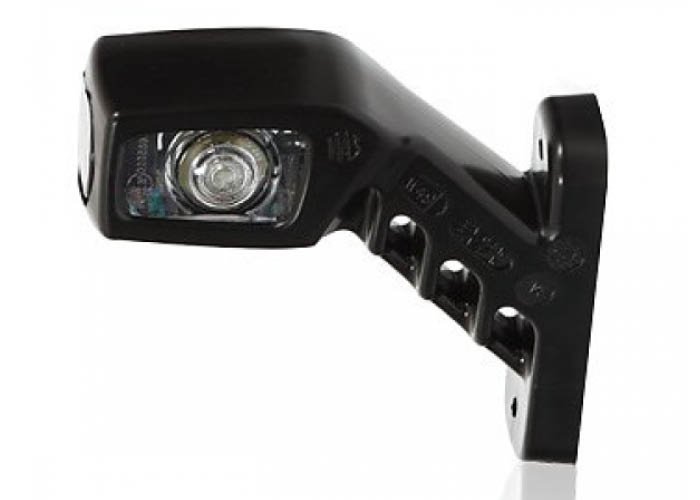 LED breedtelamp haaks 130mm RECHTS
