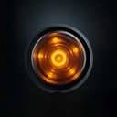 Dark Knight Viking 6 LED Unit Oranje | Smoke Lens | 5m Kabel