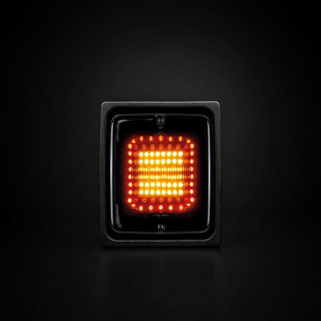 IZE LED Dark Knight - 3-kamer achterlicht