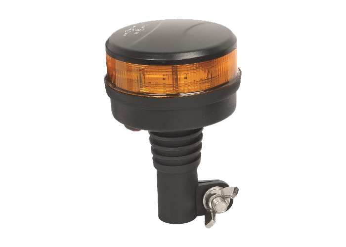 LED flitslamp oranje - stangmontage