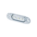 Postielamp wit LED 12/24V helder glas