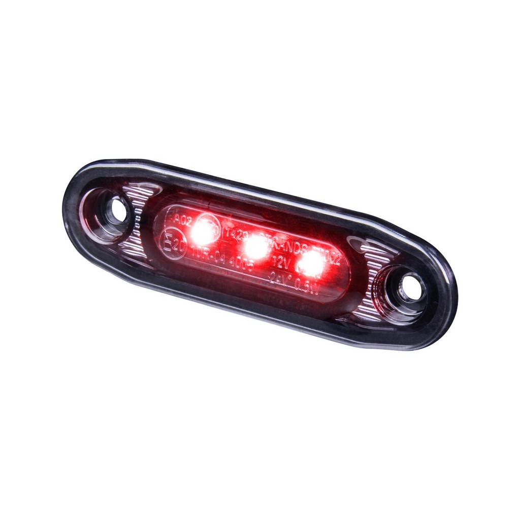 Positielicht Led SLD Rood - Heldere Donker Getinte Lens