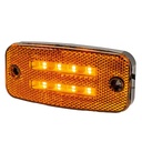 LED Side Marker/Position Light + Indicator Amber 12-24V