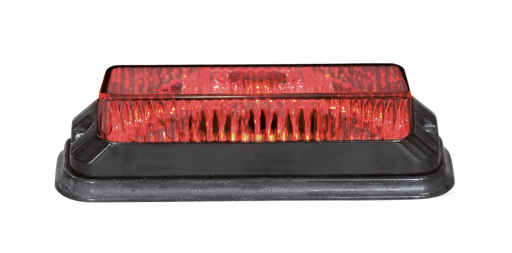 Flitser HP 4 Led - 3 W - Rood