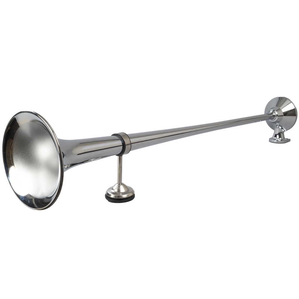 "The Sound of Grover" - Messing verchroomde Nedking luchthoorn 950mm